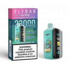 Pod descartable ElfBar Lime Grapefruit Ice GH23000 Puffs