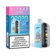 Pod descartable ElfBar Pineapple Plum Lime Mint GH23000 Puffs