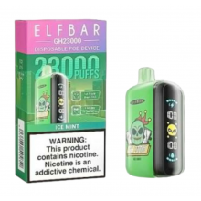 Pod descartable ElfBar Ice Mint GH23000 Puffs