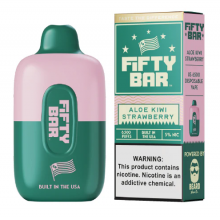 Pod descartable Fifty Bar Aloe Kiwi Strawberry 6500 puffs (origen USA)