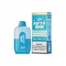 Pod descartable Fifty Bar Blue Razzle Ice 6500 puffs (origen USA)