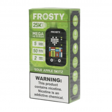 Pod descartable Frosty 25000 puffs Sour Apple Skitz