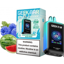 Pod descartable GeekBar 25000 SkyView Sour Watermelon Blue Razz