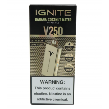 Pod descartable Ignite V250 GOLD Banana Coconut Water 25000 puffs