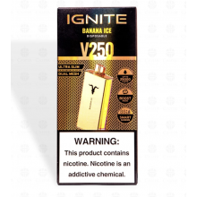 Pod descartable Ignite V250 GOLD Banana Ice 25000 puffs