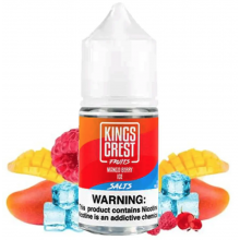 Líquido King's Crest Fruits Mango Berry Ice Salt Nic 30 ml