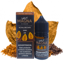 Líquido Magna Salt Nic Tabaco Royal Brown 30ml