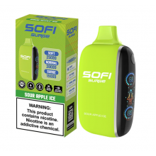 Pod descartable Sofi Surge Cero Nicotina Sour Apple Ice 25000 puffs