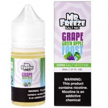 Líquido Mr. Freeze Nic Salt Grape Green Apple Frost 30ml