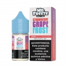 Líquido Mr. Freeze Nic Salt Strawberry Grape Frost 30ml